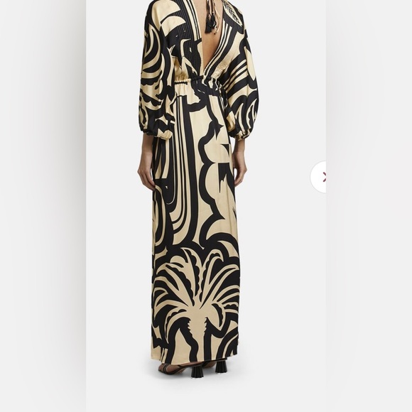 Eugenia Fernández Isola V-Neck Maxi Dress - Picture 2 of 3